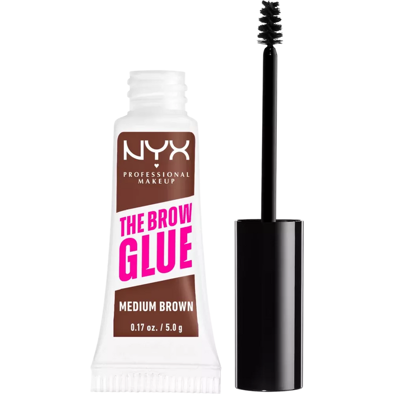 NYX PROFESSIONAL MAKEUP Wenkbrauwgel The Brow Glue Styler 03 Medium Bruin, 5 g