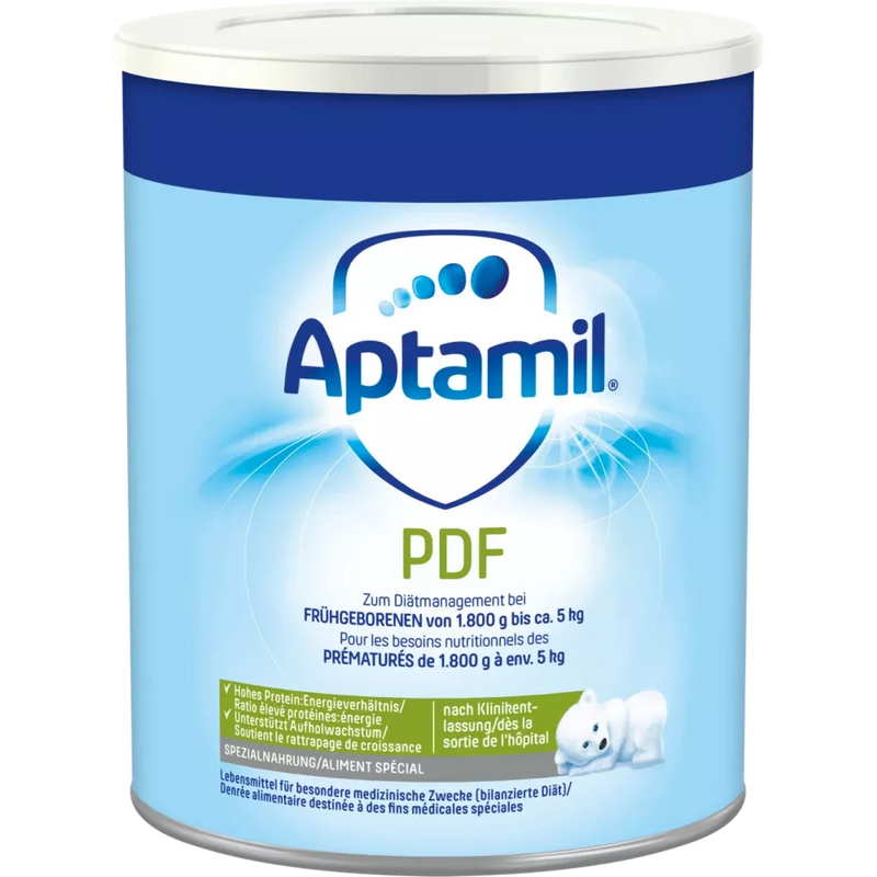 Aptamil Initiële melk Speciale voeding voor premature baby's PDF vanaf de geboorte, 400 g