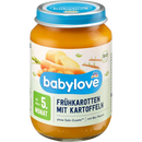 babylove Groente Vroege Wortelen met Aardappel vanaf 5 maanden, 190 g