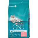 PURINA ONE katten Droogvoer, Adult met zalm, 1,5 kg