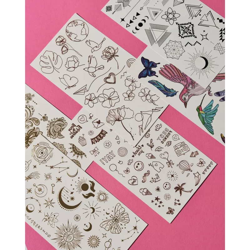 essence Tijdelijke Body Tattoos Festival 01 Verhalen, 8 stuks