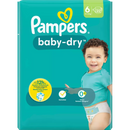 Couches Pampers Baby Dry Gr.6 Extra Large (13-18 kg), 22 pièces.
