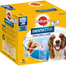 DentaStix Pedigree Chewy Dental Care pour chiens de taille moyenne, multipack (8 x 7 pièces), 1,44 kg