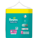 Couches Pampers Baby Dry Gr.4+ Maxi Plus (10-15 kg), paquet en vrac, 62 pièces.