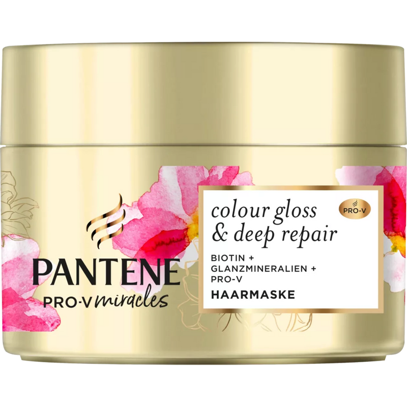 PANTENE PRO-V Haarmasker miracles kleurglans & diepe reparatie, 300 ml