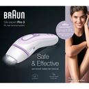 Braun Lichtontharingsapparaat IPL apparaat, Silk-expert Pro 3 PL3012, 1 stuk