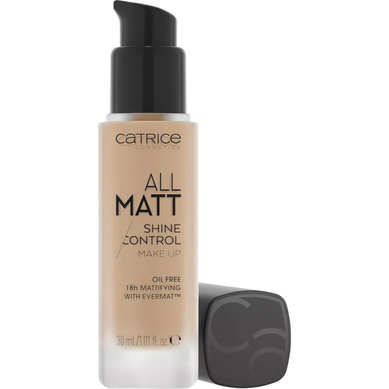 Catrice Foundation All Matt Shine Control 027 Neutral Amber Beige, 30 ml