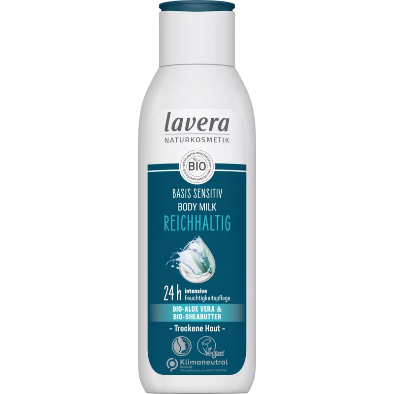 lavera Body Lotion Basis Sensitive Rich, 250 ml