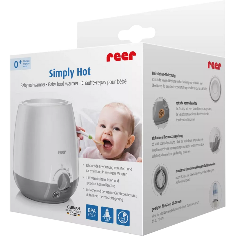 Reer "Simply Hot" baby voedingswarmer, 1 stuk