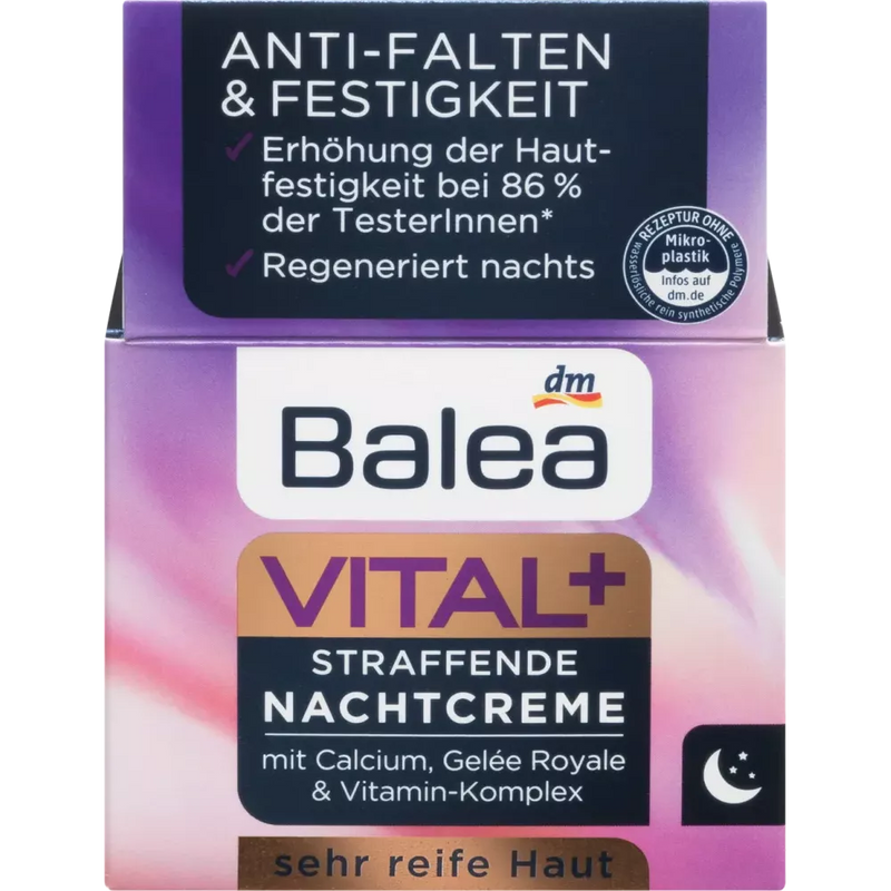 Balea Vital+ Verstevigende Nachtcrème, 50 ml