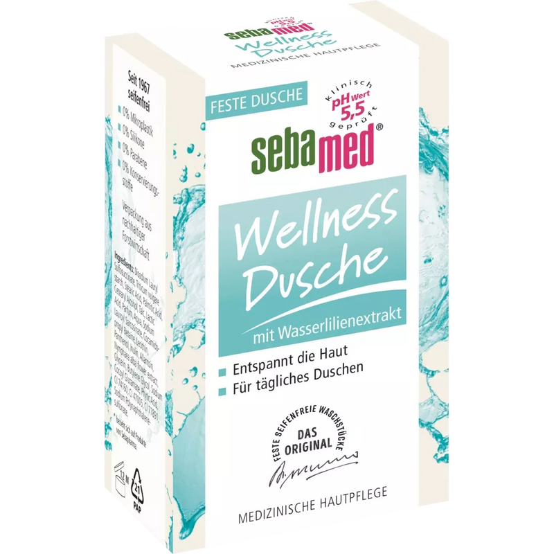 sebamed Solid Shower Wellness, 100 g