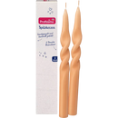 Bougies pointues torsadées Profissimo, 2 pièces