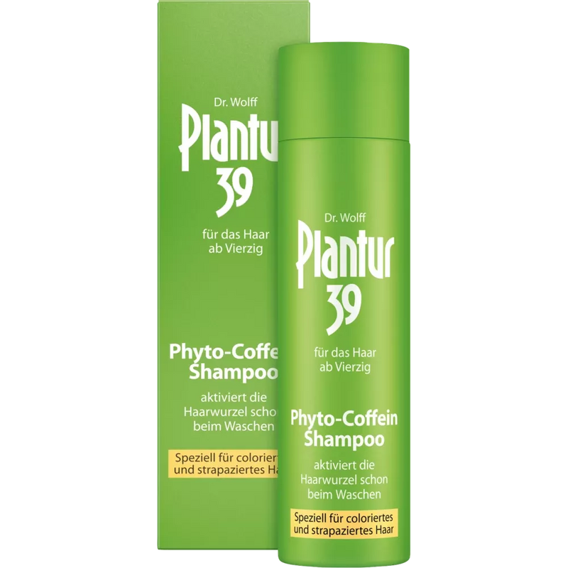 Plantur 39 Shampoo Phyto-Caffeine Gekleurd en Beschadigd Haar, 250 ml