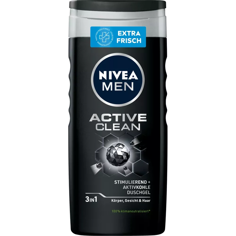 NIVEA MEN Douchegel Active Clean, 250 ml