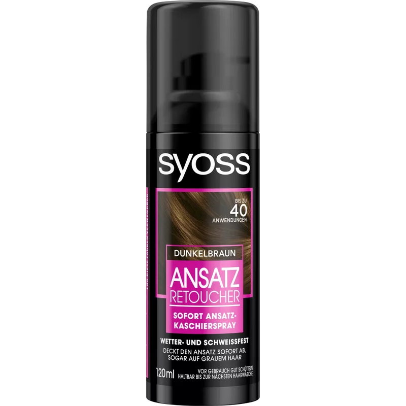 Syoss Approach Retoucher Concealer Spray Donkerbruin, 120 ml