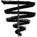 NYX PROFESSIONAL MAKEUP Crayon à sourcils Micro 08 Noir, 0,5 g