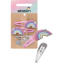 Pinces à cheveux ebelin arc-en-ciel, 4 pièces