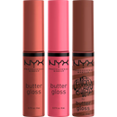 Coffret cadeau Trio de gloss au beurre de Noël NYX PROFESSIONAL MAKEUP, 1 pièce