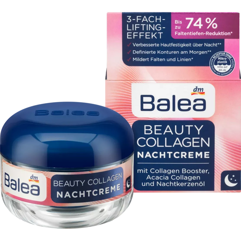 Balea Beauty Collageen Nachtcrème met Collageen Booster, 50 ml