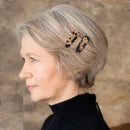 ebelin Haarclips in T-shell optiek, 2 stuks.