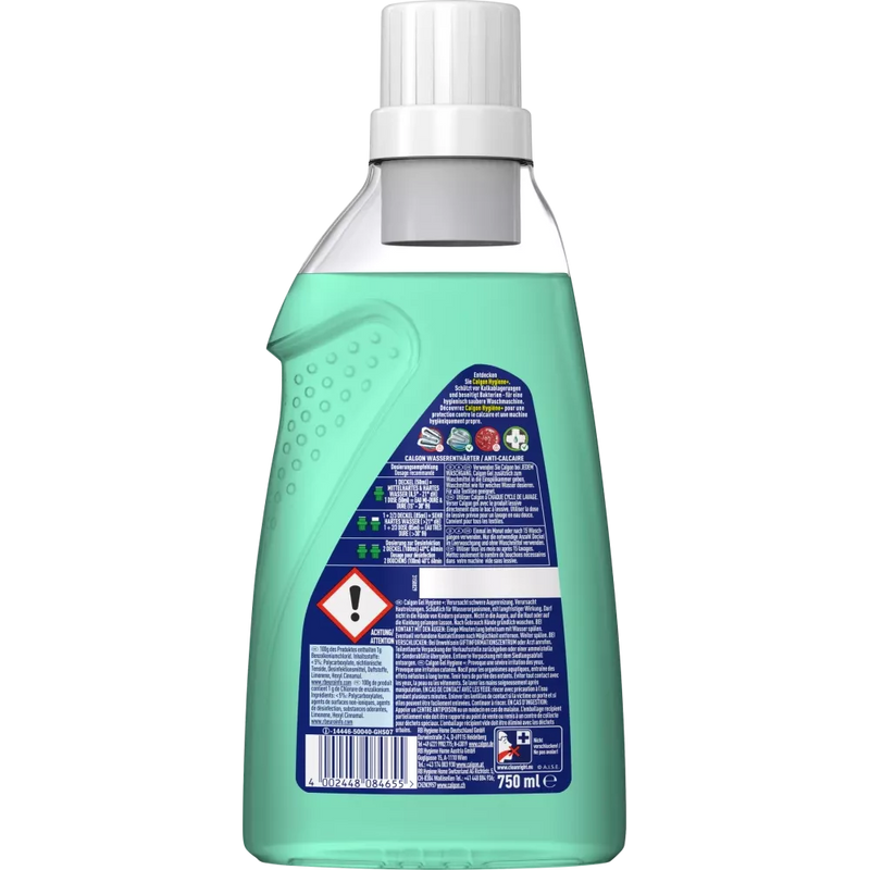 Calgon Kalkreiniger Waterontharder Gel Hygiene Plus, 750 ml