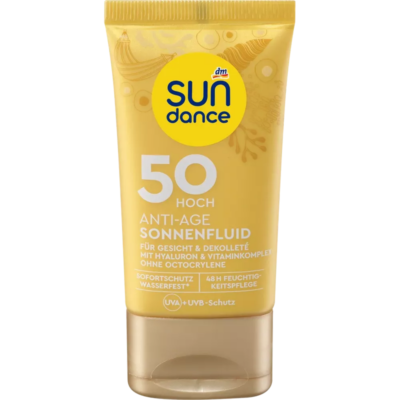 SUNDANCE Sun Fluid Gezicht Anti Veroudering SPF 50, 50 ml
