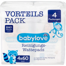 babylove Baby Wattenpads 4x60 stuks, 240 stuks