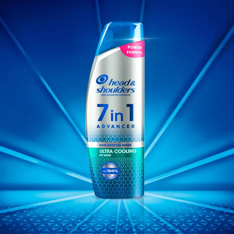 head&shoulders Antiroosshampoo 7in1 Advanced Ultra Cooling, 250 ml