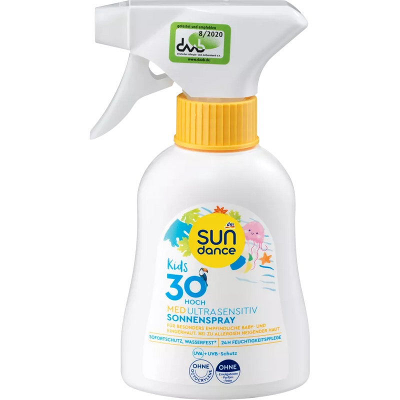 SUNDANCE Sun Spray Kids, MED ultra sensitive, SPF 30, 0.2 l