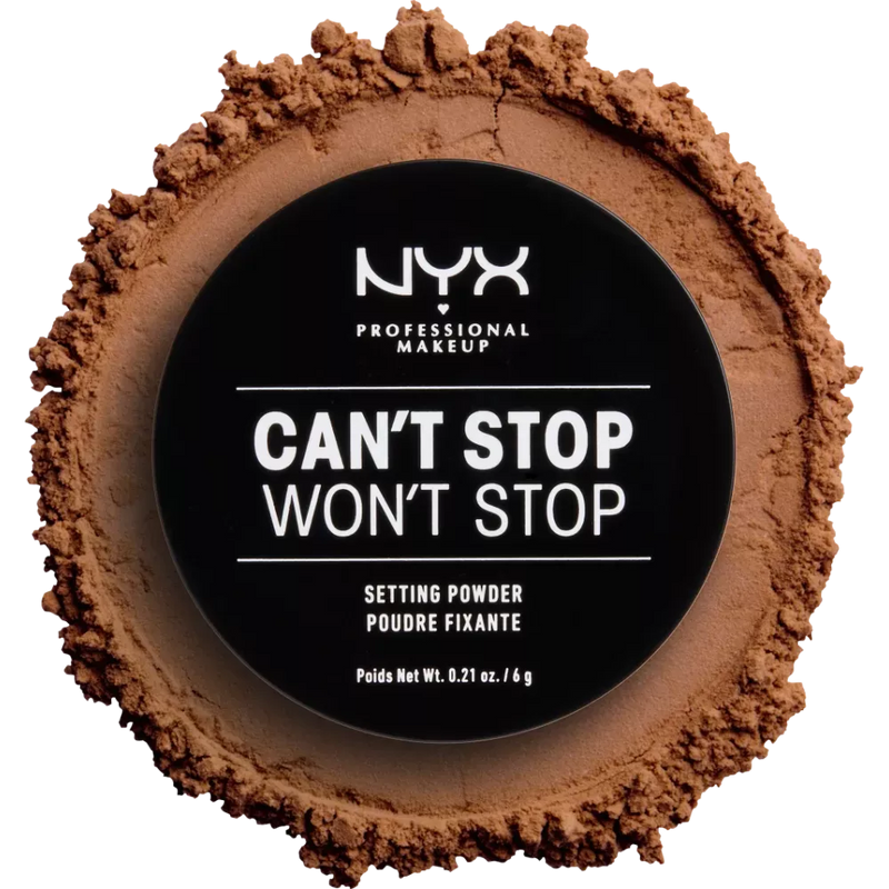 NYX PROFESSIONAL MAKEUP Poeder Can't Stop Won't Stop Setting Medium Deep 04, 6 g
