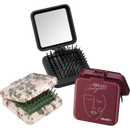 ebelin Mini vouwborstel met spiegel, 1 stuk