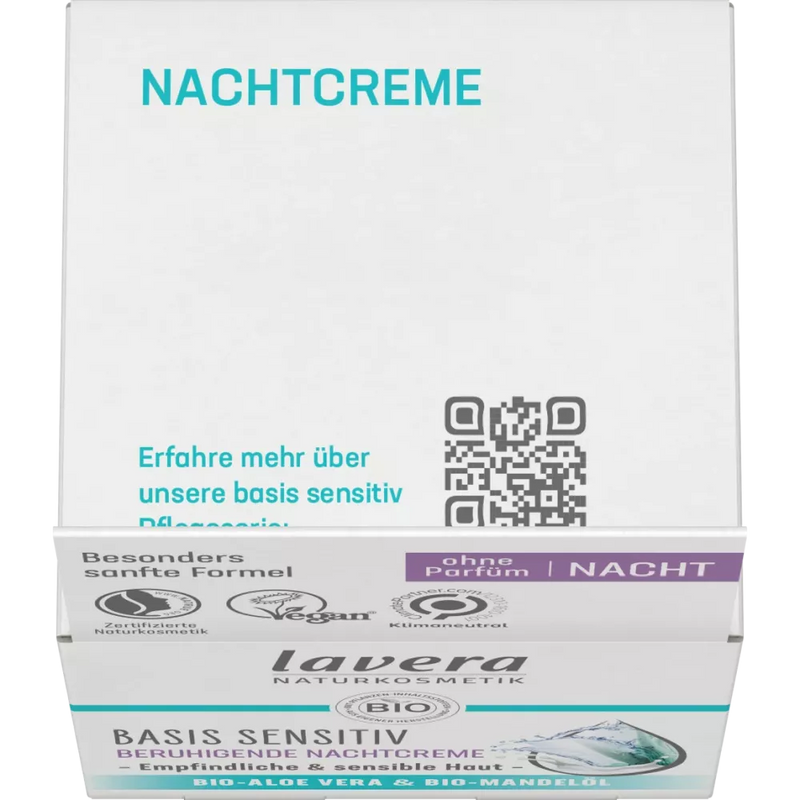 Lavera Nachtcrème Basis Sensitive, 50 ml