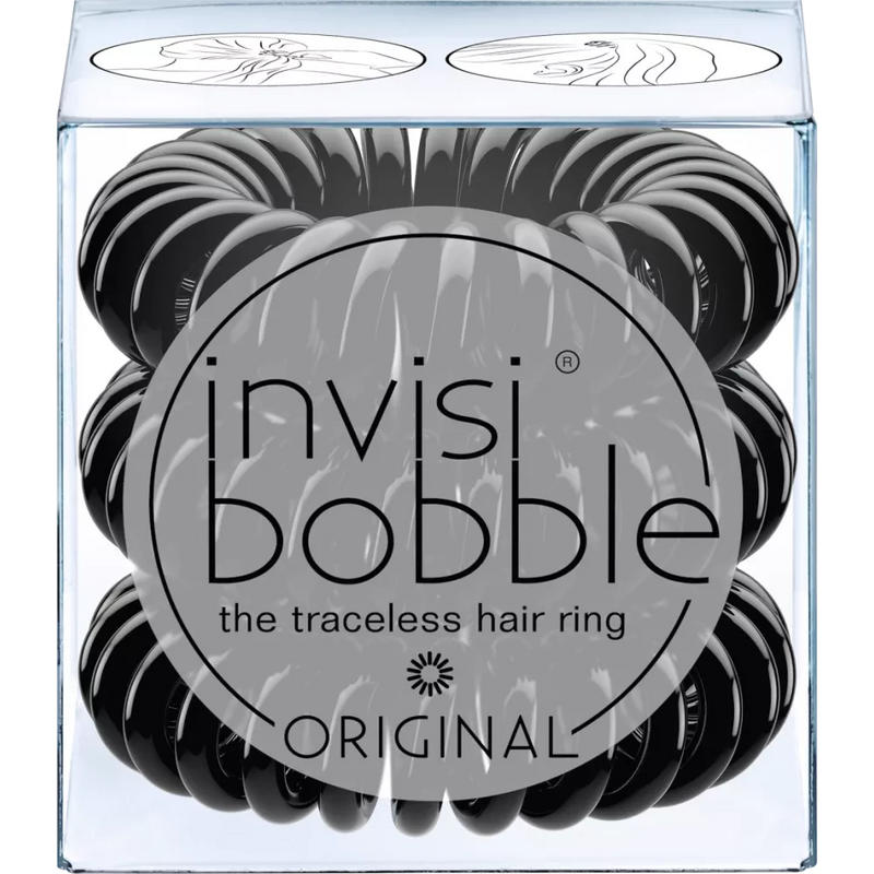 invisibobble Haarstrikje Original True Black, 3 stuks