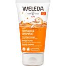 Weleda Douche & Shampoo Kids 2in1 Fruity Orange, 150 ml