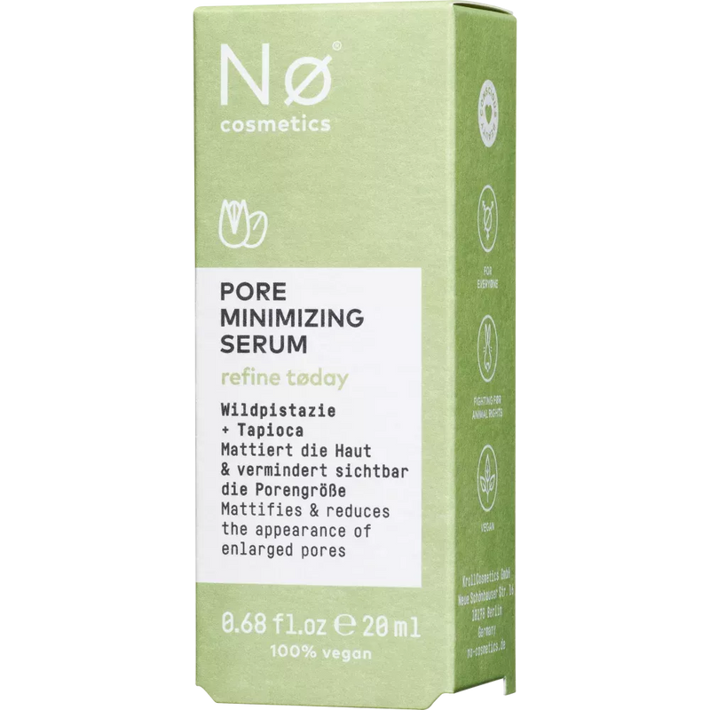 Nø Cosmetics Serum poriënverfijning, 20 ml