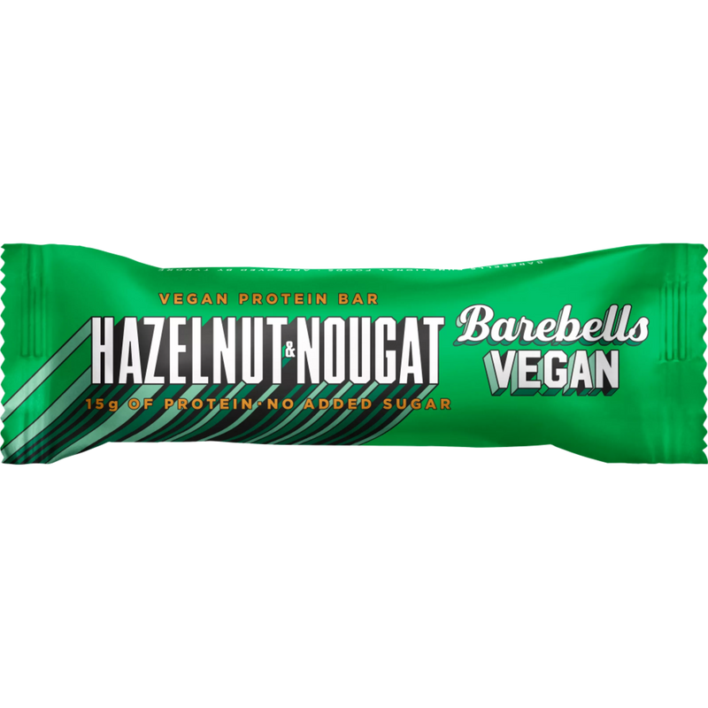 Barebells Eiwitreep, veganistisch, Hazelnoot & Nougat, 55 g
