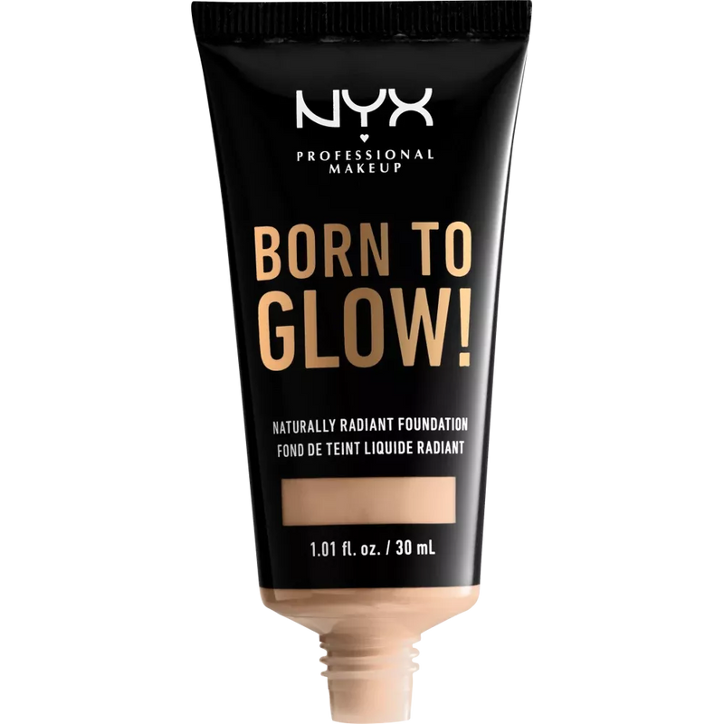 NYX PROFESSIONAL MAKEUP Foundation Born To Glow Natuurlijk Stralend Vanille 06, 30 ml