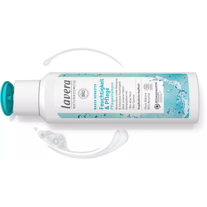 lavera Shampoo Basis Sensitive, Hydratatie & Verzorging, 250 ml