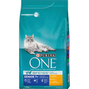 PURINA ONE Croquettes pour chats, Senior 7+, au poulet, 1,5 kg