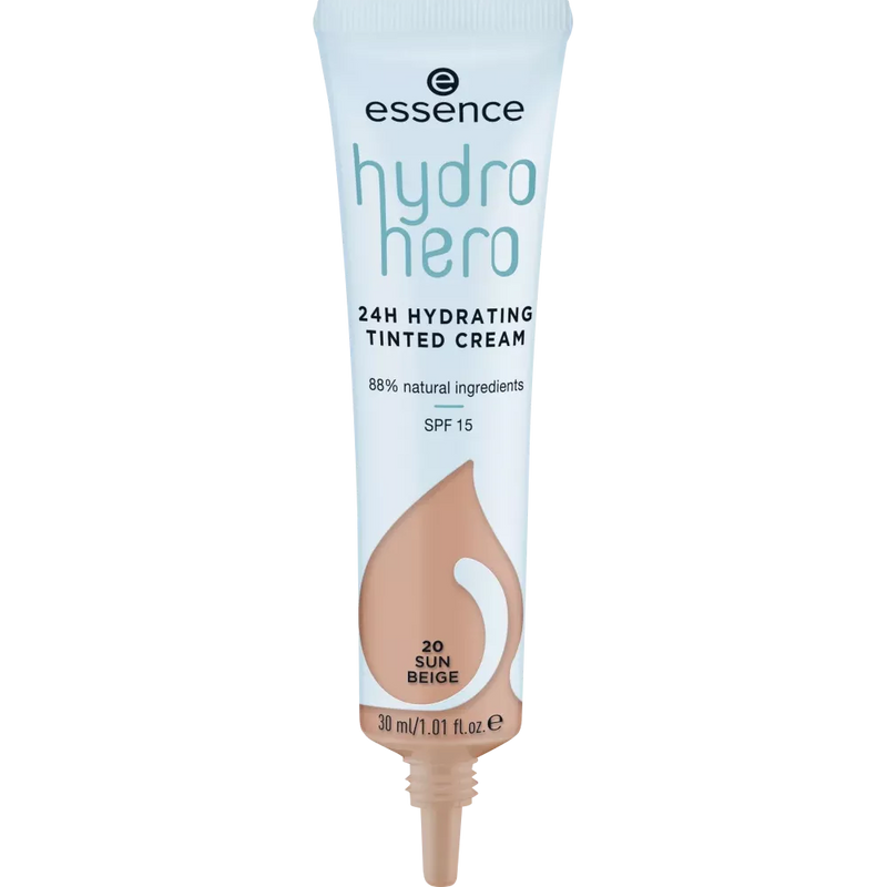 essence BB Cream Hydro Hero SPF 15, 20 Zon Beige, 30 ml