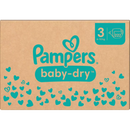 Couches Pampers Baby Dry taille 3 Midi (6-10 kg), boîte mensuelle, 222 pièces.