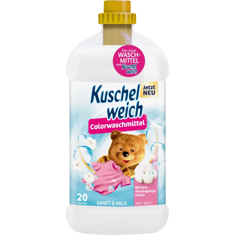 Kuschelweich Vloeibaar kleurwasmiddel, mild & zacht, 20 Wl