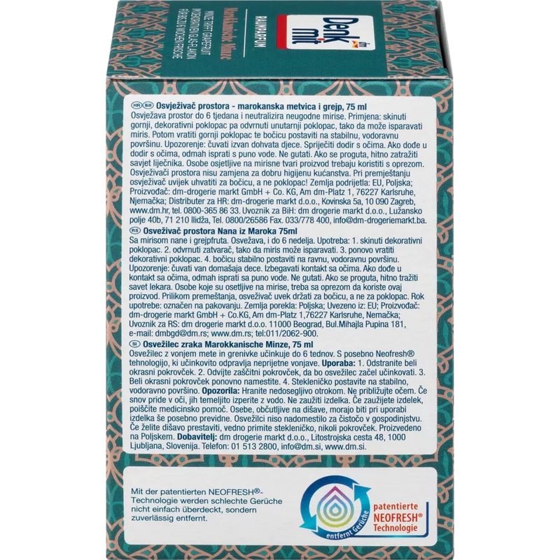 Denkmit Kamergeur Marokkaanse munt, 75 ml