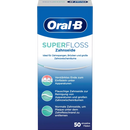 Oral-B Dental floss Superfloss gewaxt, 50 stuks.
