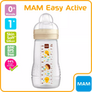 Biberon MAM Easy Active, crème, dès la naissance, 270 ml, 1 pièce