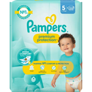 Couches Pampers Premium Protection Taille 5 Junior (11-16 kg), 22 pièces.