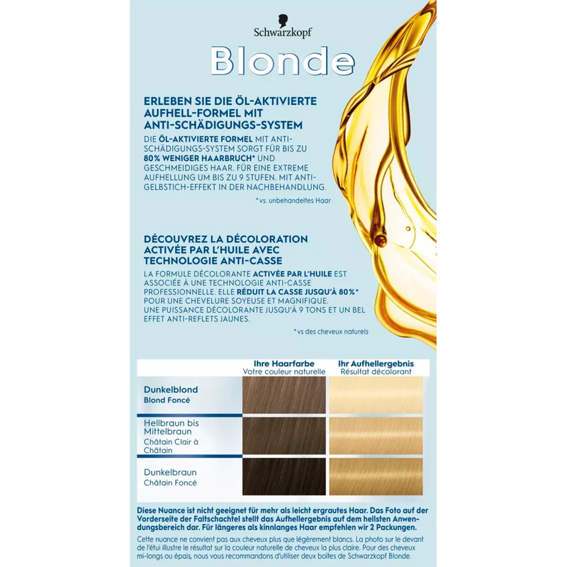 Schwarzkopf Blonde Blonde Lightener L1++ Extreme Lightener Plus