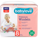 Couches Babylove Premium taille 8 18+ kg, 28 pièces.