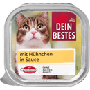 Dein Bestes Nourriture humide pour chat au poulet, en sauce, 100 g