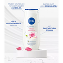 NIVEA Douchecrème roos & amandelolie, 250 ml